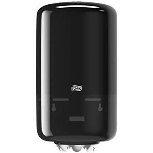 Tork Mini Centerfeed Dispenser Zwart M1, met één hand te bedienen, Elevation Lijn, 558008