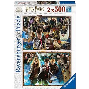 RAVENSBURGER PUZZLE 80555 - De wereld van Harry Potter - 2 x 1000 stukjes puzzel voor volwassenen en kinderen vanaf 12 jaar