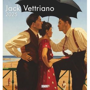 Jack Vettriano 2025 - Kunst-Kalender - Wand-Kalender - 45x48