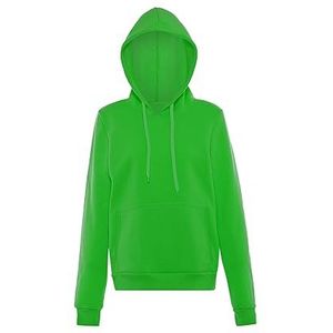 Nally Modieuze trui hoodie voor dames, polyester, sappig groen, maat M, Sappig groen, M