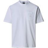 The North Face - Dome Relaxed Pocket-T-shirt - T-shirt - Tnf White - Katoen