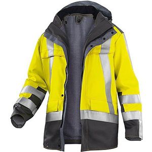 KÜBLER Workwear Safety 8 Parka PSA 3 | waarschuwingsgeel/antraciet | maat L