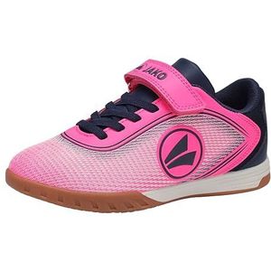 JAKO Unisex J-SI Course Ev indoorsportschoenen voor kinderen, Neon Pink Dark Navy, 28 EU