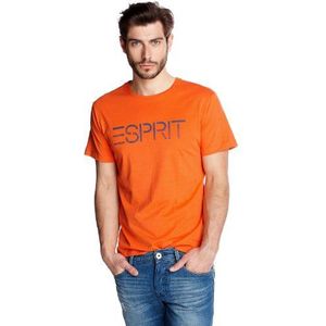 ESPRIT Heren T-shirt Regular Fit D31600, oranje (sunkist oranje 808), 48