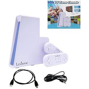 Lexibook, TV-spelconsole met 2 draadloze controllers, 250 spellen, 32-bits graphics, TV-connector, JG7440