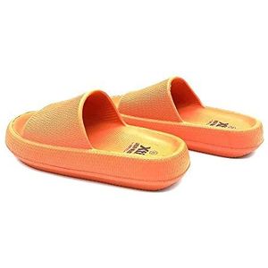 XTI 44489, platte sandalen voor dames, Oranje 44489, 38 EU