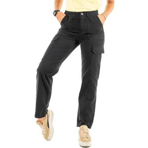 ONLY Onlmalfy Cargo Pant PNT Noos voor dames, Zwart, XS