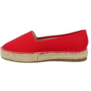 TOM TAILOR 5396301 Platte damesslipper, rood, 36 EU, rood, 36 EU