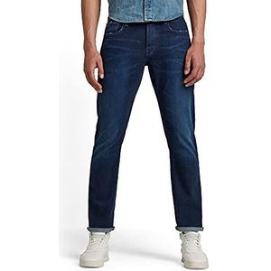 G-Star Raw heren Jeans 3301 Straight Classic',Gedragen in ultramarine C052-c236,27W / 30L