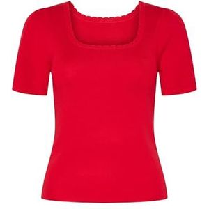 Pcjuline - Gebreide Top - Korte Mouwen - Slim Fit - Vierkante Hals