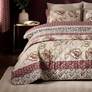Catherine Lansfield Beddengoedset, kasjmier, voor tweepersoonsbed, meerkleurig