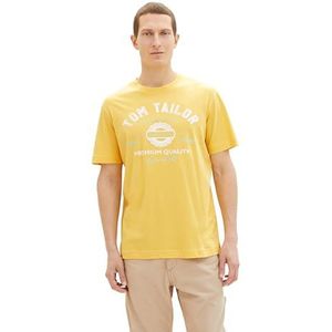 TOM TAILOR T-shirt voor heren, 34663 - zonnig geel, L