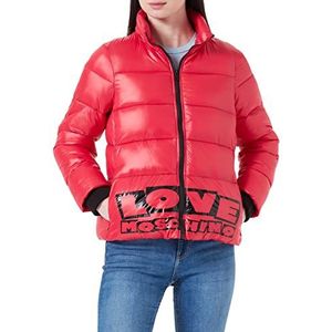 Love Moschino Dames Technical Jacket, RED, 46