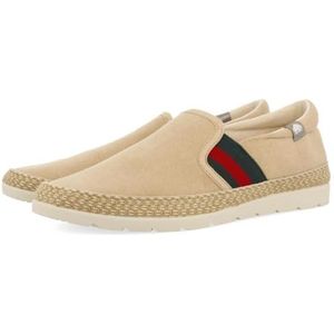 GIOSEPPO WIMER, espadrilles voor heren, sleehak, beige, 45 EU, Beige, 45 EU