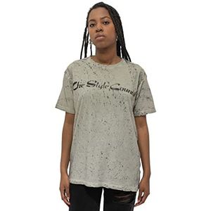 The Style Council T-shirt Band Logo Officiële Unisex Dye Wash Sand, Beige, XL