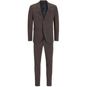 JACK & JONES Jprfranco Suit Noos pak voor heren, Mulch/fit: super slim fit, 54