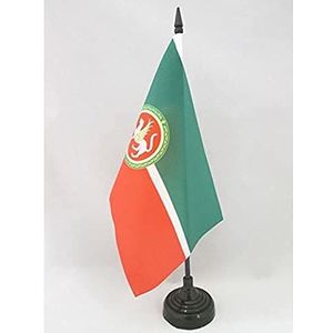 Tafelvlag Republiek Tatarstan 21x14cm - KLEINE KANTOORVLAG Tataren - tataren - Rusland 14 x 21 cm - AZ VLAG