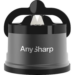 AnySharp Pro Messenslijper (Metaal) met Zuignap, Geweer Metaal