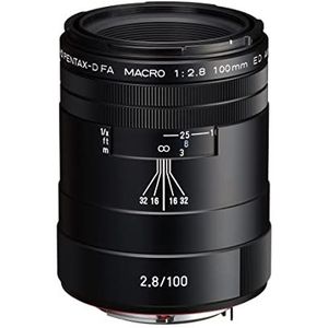 HD PENTAX-D FA MACRO 100mm F2.8ED AW macro lens, stofdicht, weerbestendige AW (All Weather) constructie, zwart