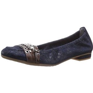 Maripe 840674 Gesloten ballerina's voor dames, blauw, 41 EU