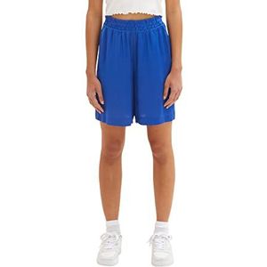 TOM TAILOR Denim Dames 1036513 Bermuda Shorts, 14531-Shiny Royal, L, 14531 - Shiny Royal, L