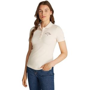 Tommy Hilfiger - Script Graphic Slim Fit - Poloshirt - Geel