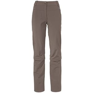 Vaude - Farley Stretch Capri T-Zip Broek - Blauw - Elastisch - Duurzaam