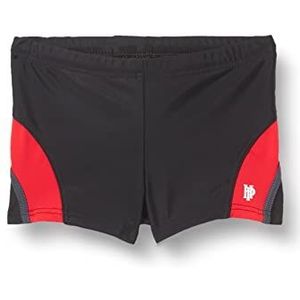 Haute pression zwemshorts voor jongens, Zwart/Grijs/Rood, 6 Jaren