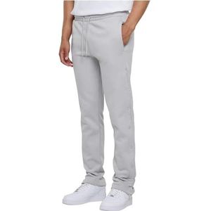 Urban Classics Heren joggingbroek button down sweatpants lightasphalt XL, Lichtopbrengst, XL