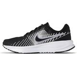 Nike - W RUN DEFY - Hardloopschoenen - Zwart/Wit/Wolfgrijs - Vetersluiting
