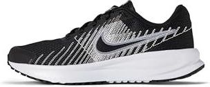 Nike - W RUN DEFY - Hardloopschoenen - Zwart/Wit/Wolfgrijs - Vetersluiting
