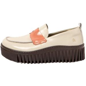 Art 1530 Brighton damesplatform, crème flamingo, maat 37, Cream Flamingo, 37 EU