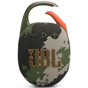 JBL Clip 5 in Camouflage - Portable Bluetooth Speaker Box Pro Sound, Deep Bass and Playtime Boost Function - Waterproof and Dustproof - 12 Hours Runtime