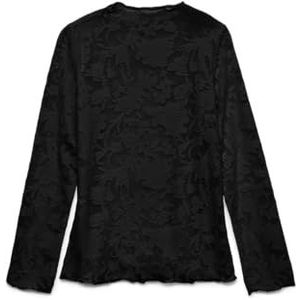 Vmlayla - Top - Lange Mouwen - Hoge Hals - Slim Fit - Kanten Detail