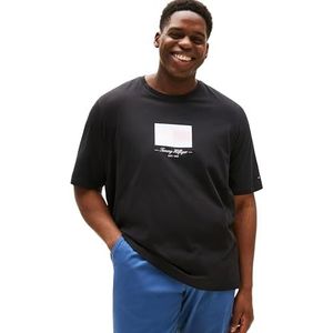 Tommy Hilfiger - BT-ITHACA FLAG TEE-B - T-shirt - Zwart