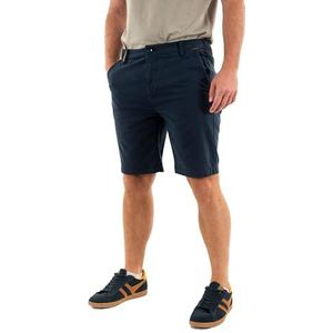 Kaporal, Shorts voor heren, 98% katoen - 2% elastaan, slim fit, kleur marineblauw, maat 31, Marine., 31W