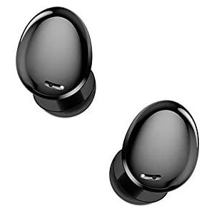 True draadloze bluetooth-hoofdtelefoon met touch-bediening en draadloze oplaadhoes, IPX7, waterdicht, stereo, met ingebouwde microfoon, premium hoofdtelefoon, Deep Bass