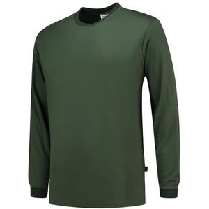 Tricorp 102005 Workwear UV-bescherming lange mouwen T-shirt, 50% polyester/50% polyester, CoolDry, 180g/m², flessengroen, maat 5XL