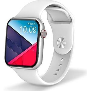 DCU TECNOLOGIC – Smartwatch Color Full 2 – Smartwatch met 2 armbanden: wit en rood – 1,91 inch IPS-touchscreen – IP67 waterdicht – 128 sportmodi, rood, Eén maat, Modern
