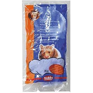 Nobby Hamsterwatten van natuurlijke vezels, 1 verpakking van 25 g
