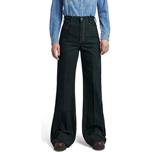 G-STAR RAW Dames Deck Ultra High Wide Been Jeans, Groen (Laub Gd C436-D549), 30W x 32L