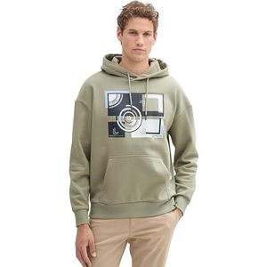 TOM TAILOR Denim Sweatshirt voor heren, 15615 - Prairie Grass Green, XL