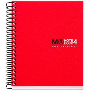 3-pack DIN A7 Miquelrius 4 Basic notitieboek rood