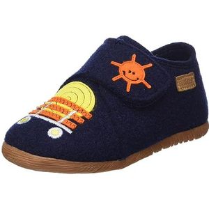 Richter Kinderschuhe Filzi Pantoffels voor kinderen, uniseks, blauw (Atlantic), 25 EU