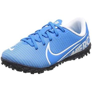Nike Unisex Jr. Mercurial Vapor 13 Academy Tf voetbalschoenen voor kinderen, Meerkleurig Blue Hero White Obsidian 414, 35 EU