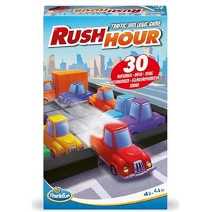 ThinkFun Rush Hour® Mitbringspiel - Denkspiel ab 8 Jahre: Das bekannte Logikspiel im kompakten Format!