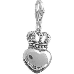 Thomas Sabo damesbedel Club-hanger hart met kroon 925 sterling zilver 0713-001-12