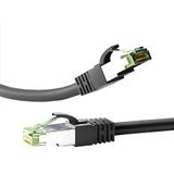 Premium S/FTP CAT8.1 40 Gigabit netwerkkabel / zwart - LSZH - 25 meter