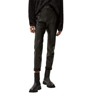 s.Oliver BLACK LABEL Dames Skinny: leggings van imitatieleer, zwart, 40