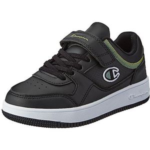 Champion Rebound Low B PS, sneakers, zwart/groen (KK004), 28,5 EU, Nero Verde Kk004